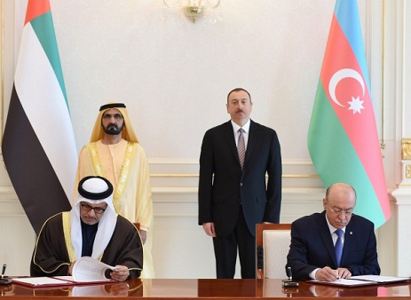 Azerbaijan, UAE sign several documents - PHOTOS